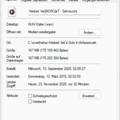 Herbert Ver[KORG]sT - Sehnsucht