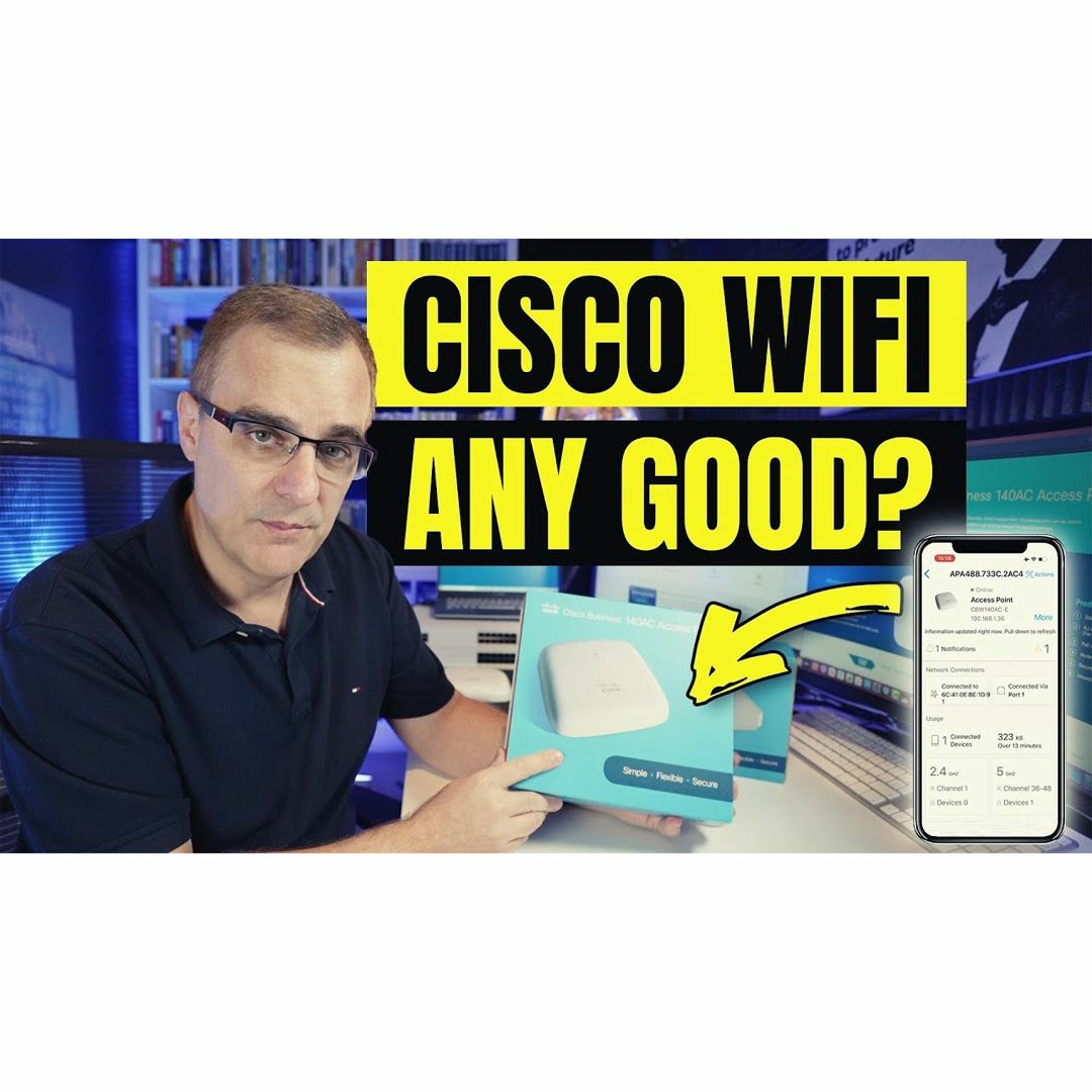 cover of episode #336: Is Cisco any better than Ubiquiti WiFi?