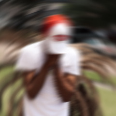 outside