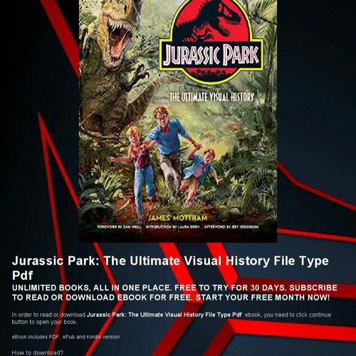 Stream Jurassic Park: The Ultimate Visual History Read ebooks by Best  Mediabest