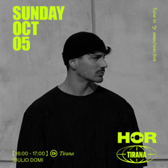 GIULIO DOMI | HÖR - October 5 / 2025 -  @Tunel / Tirana