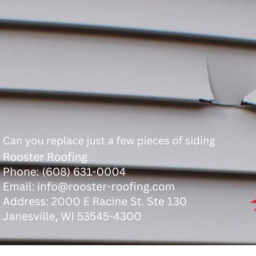 Can You Replace Just a Few Pieces of Siding