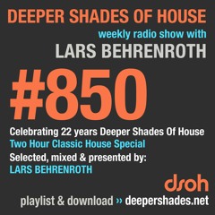DSOH #850 Deeper Shades Of House - Classic House Special