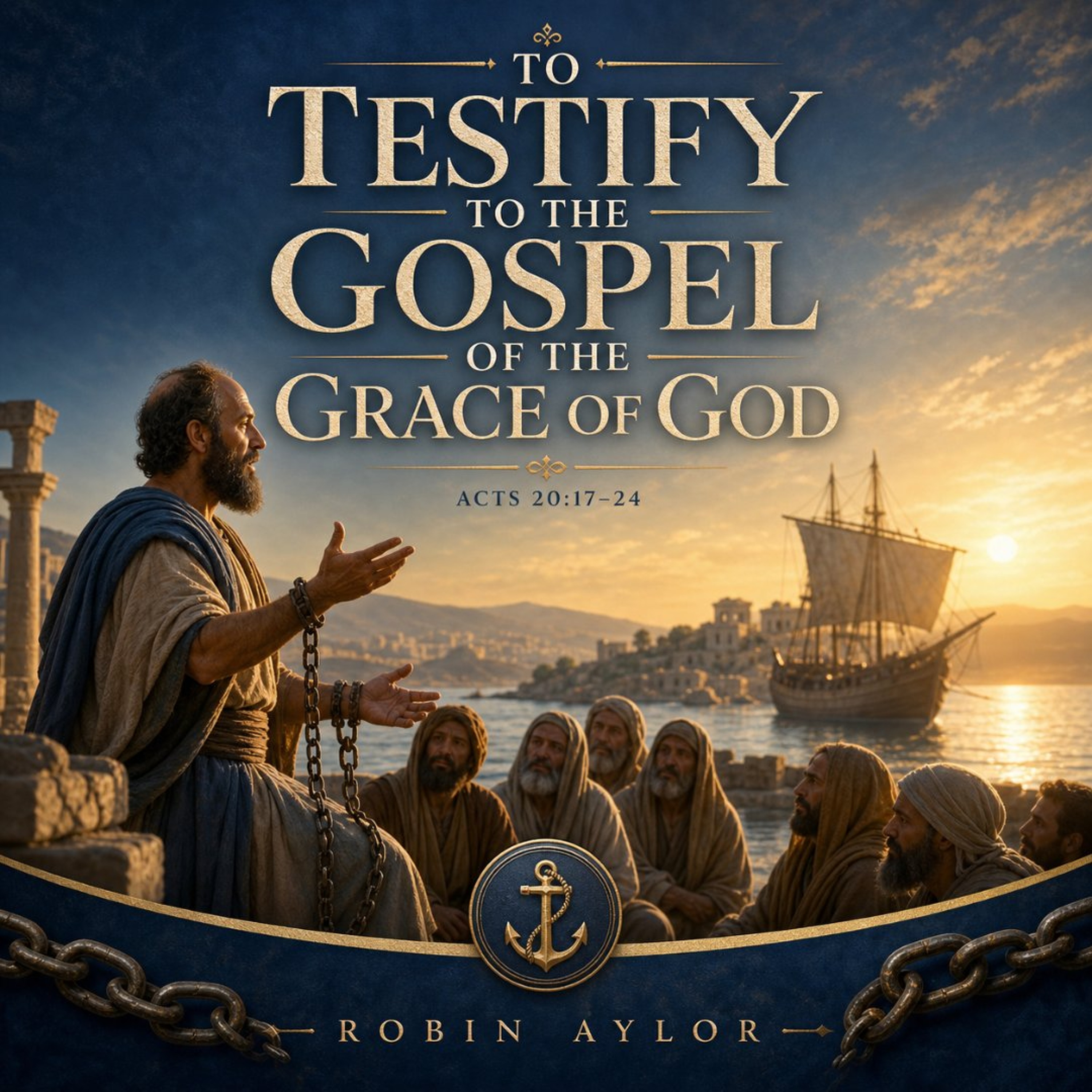 Testify To The Gospel Of The Grace Of God episode artwork