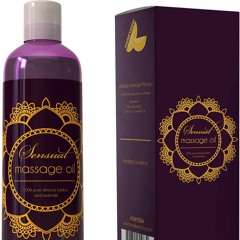 Sensual Massage Oil with Relaxing Lavender Almond Oil and Jojoba