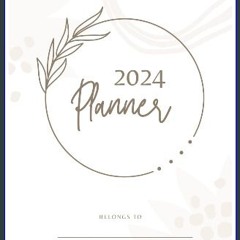 [PDF] eBOOK Read ✨ 2024 Weekly Planner [PDF]