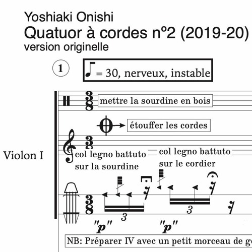 String Quartet No. 2 (2019-20), original version