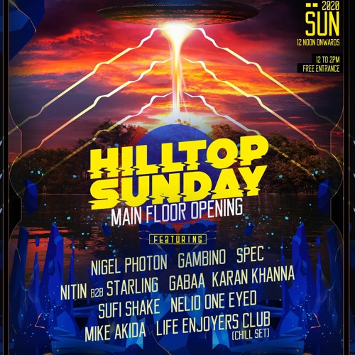DJ Set at Hilltop Sunday mainfloor opening 20/12/2020