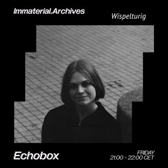 Immaterial.Archives #25 w/ Wispelturig - Echobox Radio 30 - 06 - 23