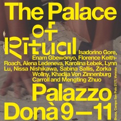 PV set for Palace Of Ritual @ Palazzo Donna, Venice, 9/05/2019