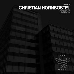 PREMIERE: Christian Hornbostel - Adnexio - Say What? Recordings