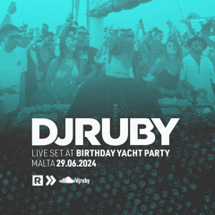DJ Ruby Live at Birthday Yacht Party, Malta 29.06.24