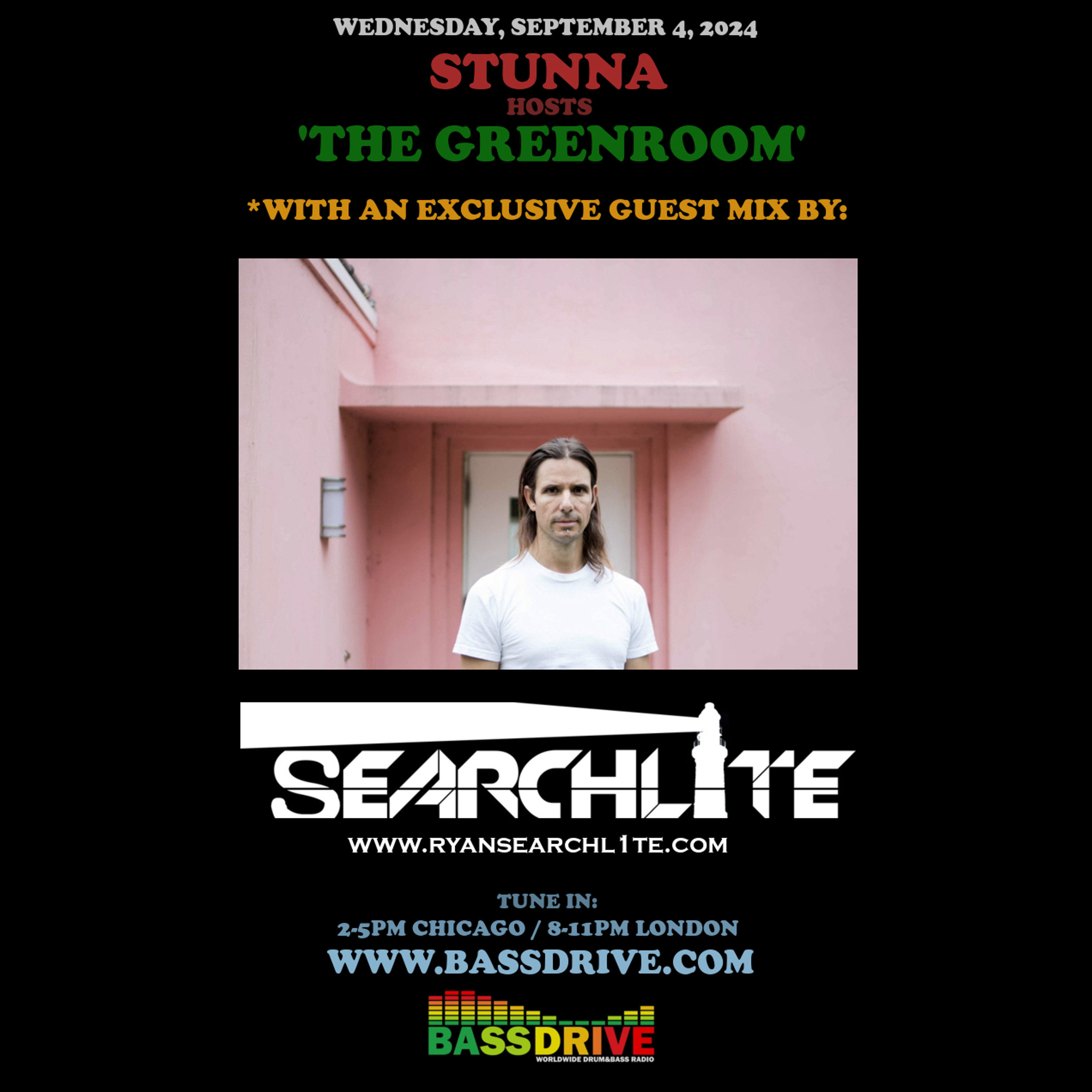 STUNNA Hosts THE GREENROOM with SEARCHL1TE Guest Mix September 4 2024 episode artwork
