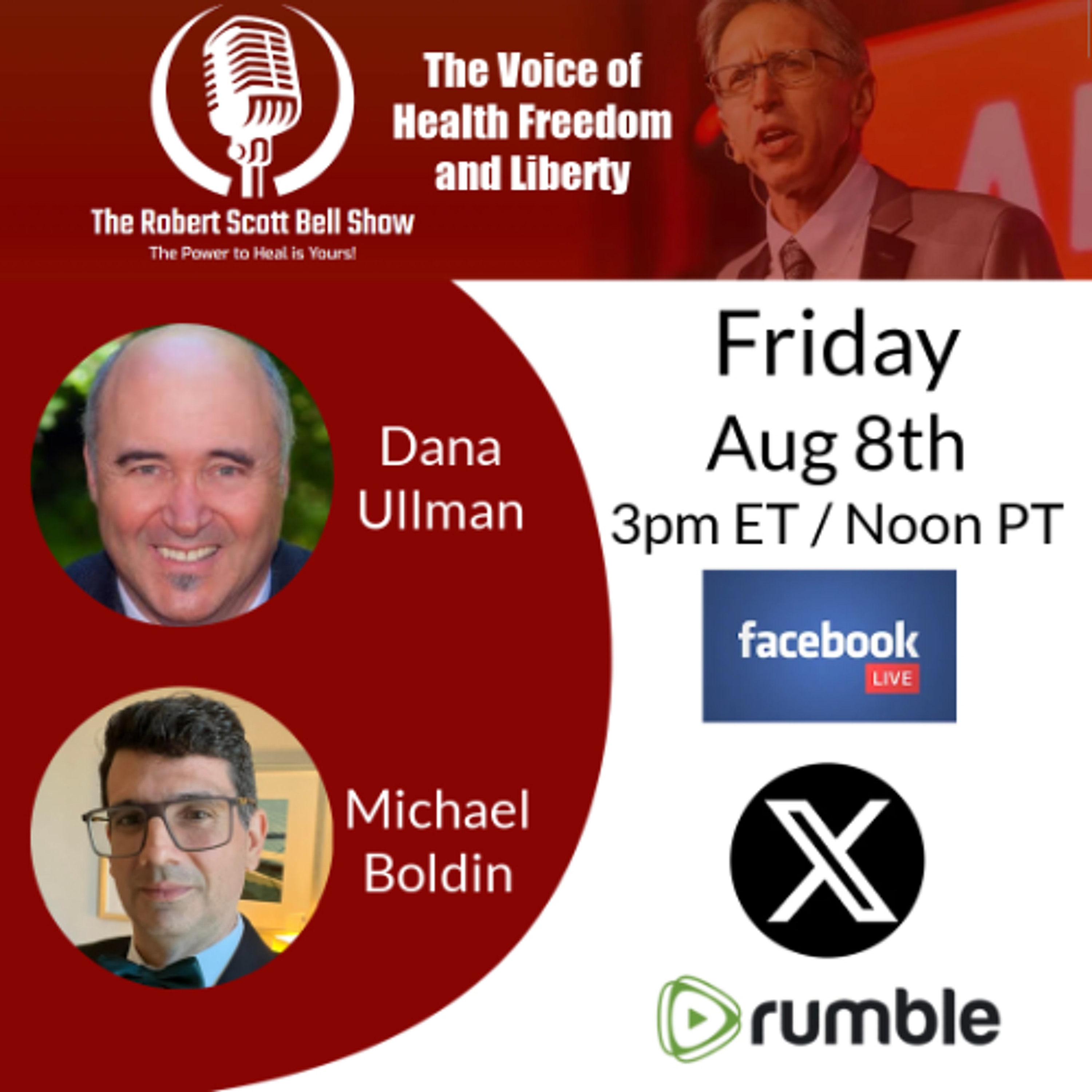 Parents Question Vaccines, Dana Ullman, Homeopathy, Kalium-Chloricum, Michael Boldin, Limiting Federal Power - The RSB Show 8-8-25