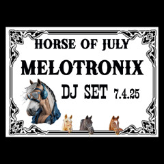 Melotronix - Horse of July DJ Set (Oakland Villa Party)