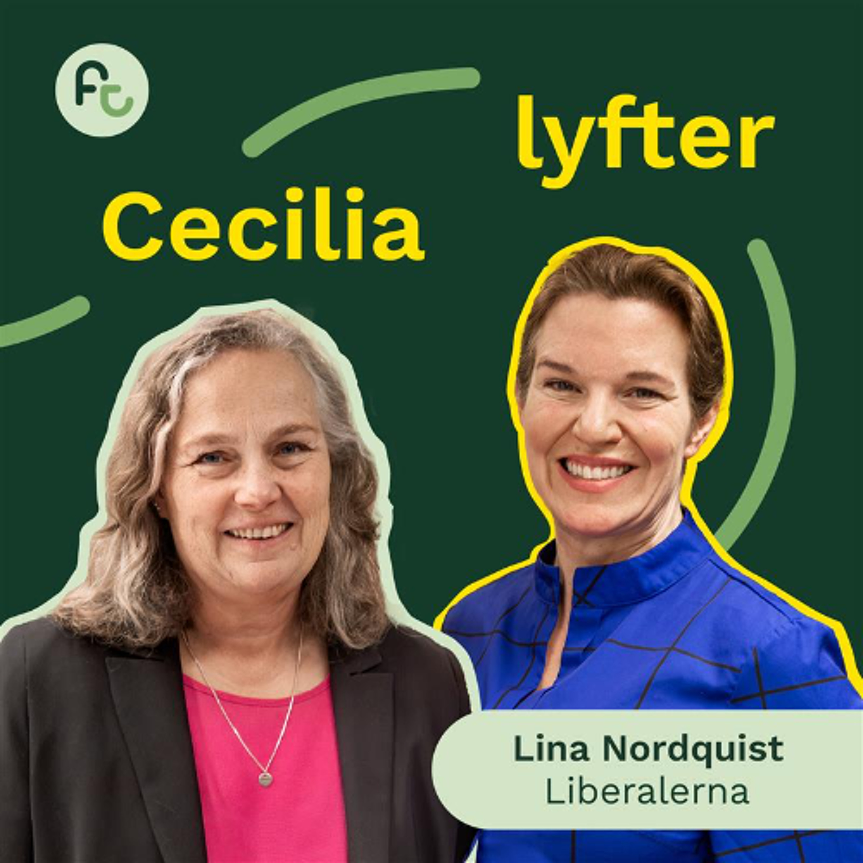 Avsnitt 4. Cecilia lyfter – TEMA POLITIK – Lina Nordquist, Liberalerna episode artwork