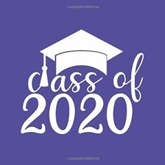 {READ} Class of 2020: Purple & White Graduation Party Celebration Guestbook for