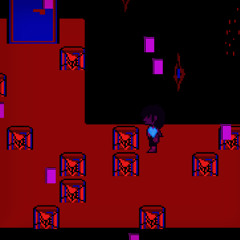 7 - towards the door they run