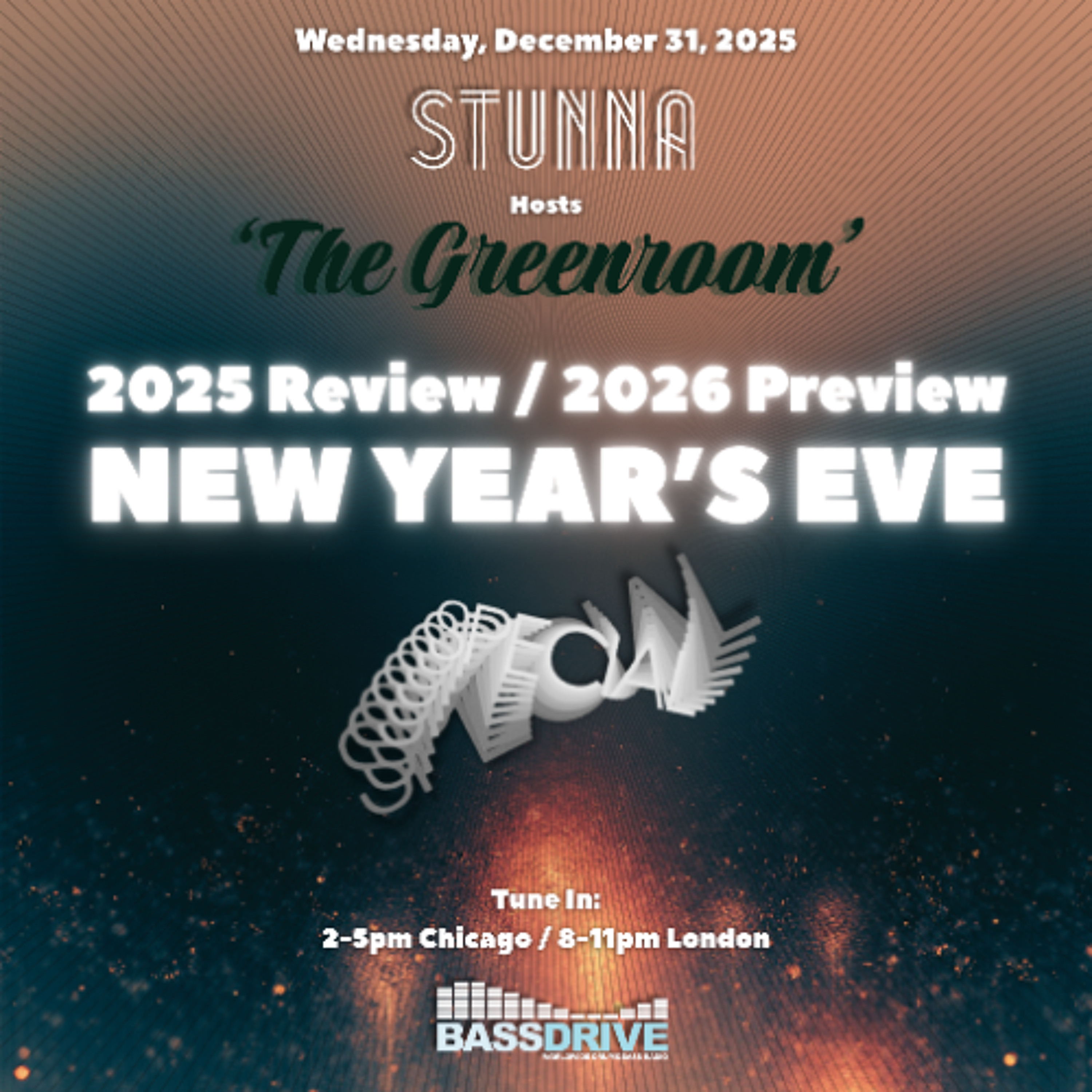 STUNNA Hosts THE GREENROOM 2025 Review 2026 Preview New Years Eve Special December 31 2025 episode artwork