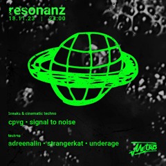Resonanz 18.11. - Adreenalin