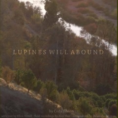 lupines will abound (4. this time reddening)