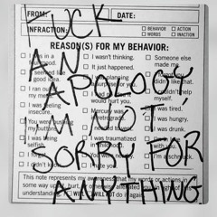 FUCK AN APOLOGY IM NOT SORRY FOR ANYTHING ( AZBERGERS THE MIXTAPE)