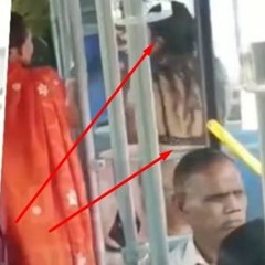 Clad Woman Rides Crowded Delhi Bus Viral Video
