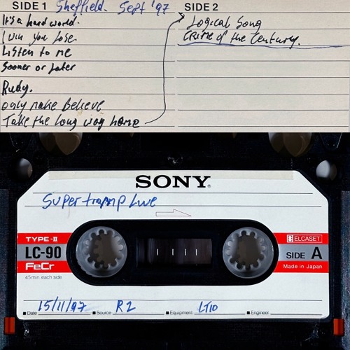 Supertramp Live At Sheffield On BBC Radio (Sept 1997) 192 khz 32 bit