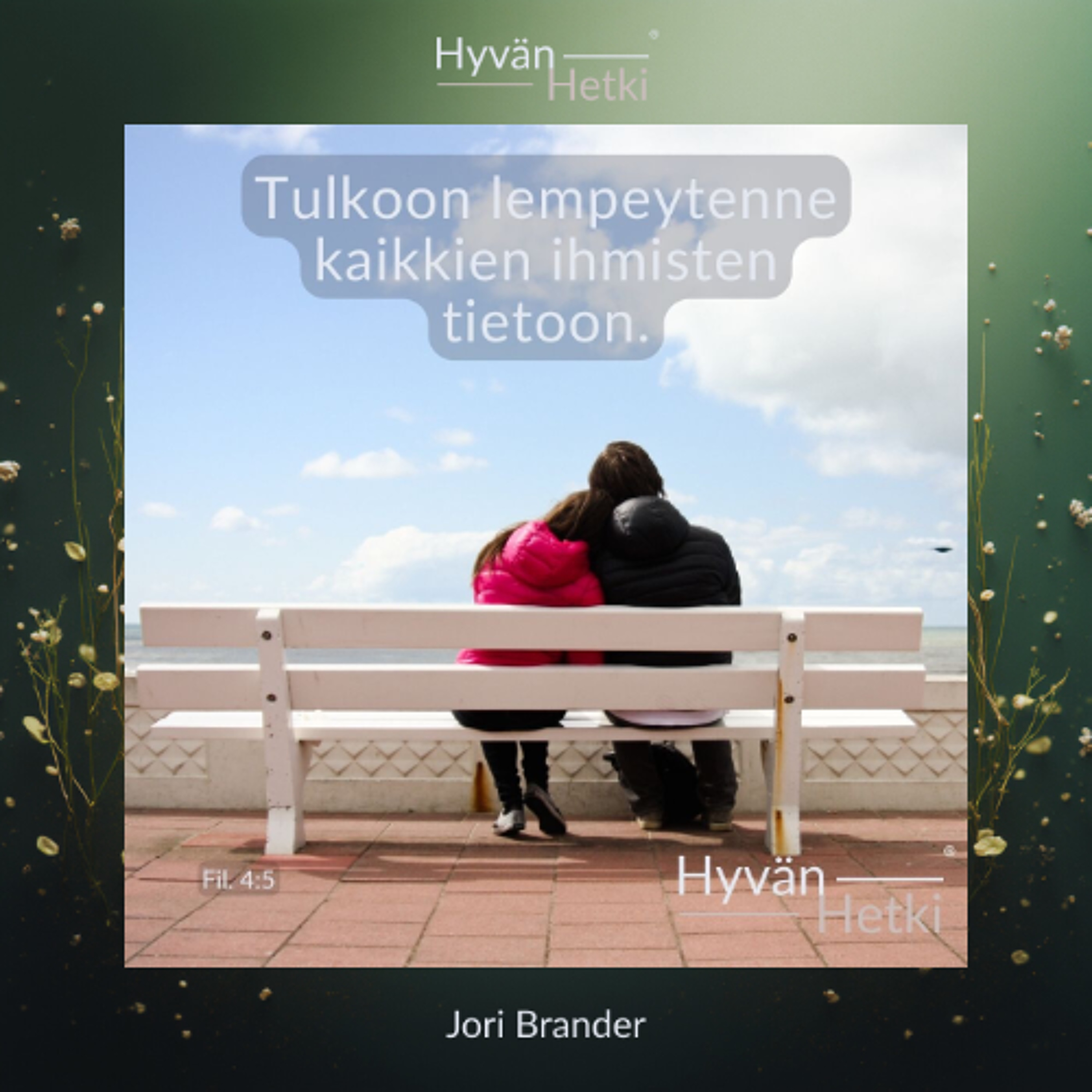 "Tulkoon lempeytenne kaikkien ihmisten tietoon." (19.03.2026) episode artwork