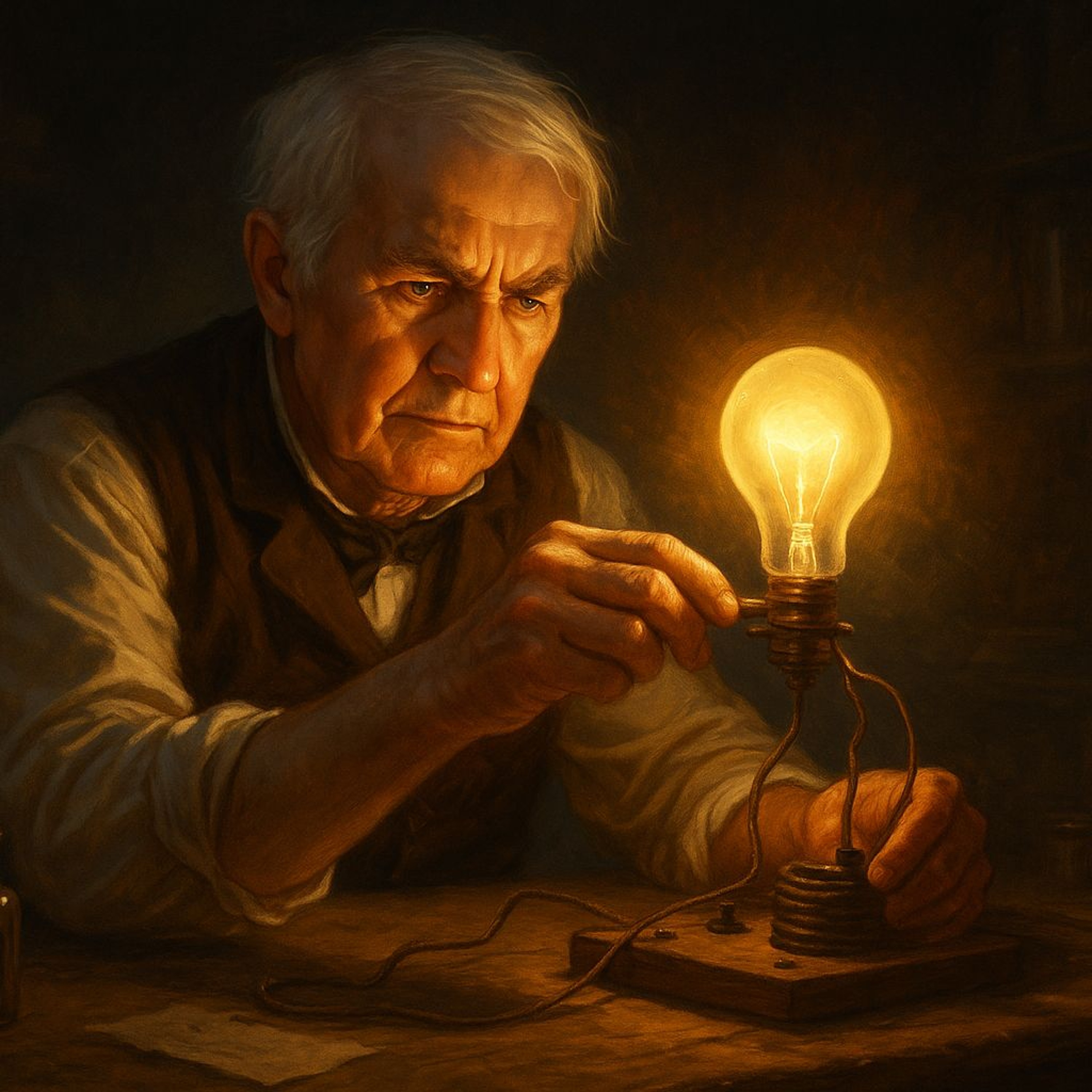 La lampe qui refuse de s'éteindre de Thomas Edison 381