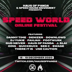 DJ Yukie - SPEED WORLD Live Stream [DEC 18-19*2020]
