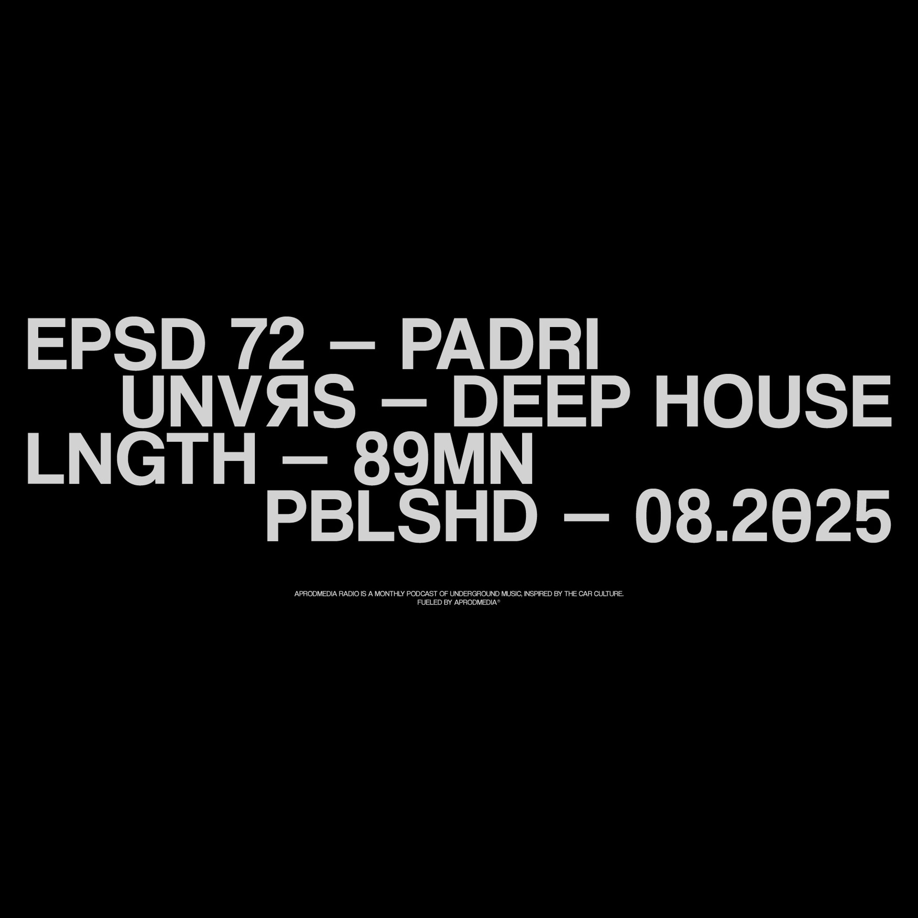 EP072 - PADRI (DEEP HOUSE) - PIRATE SHIP