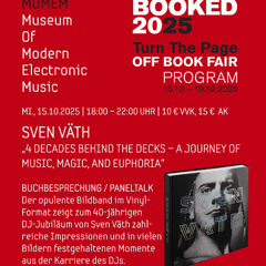 MOMEM - BOOKED2025 - Panel talk + DJ-set at MOMEM / Frankfurt 15.10.2025