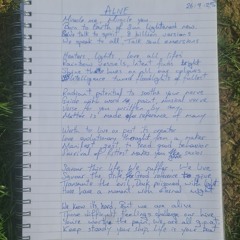 Alive (Poem and Notes)