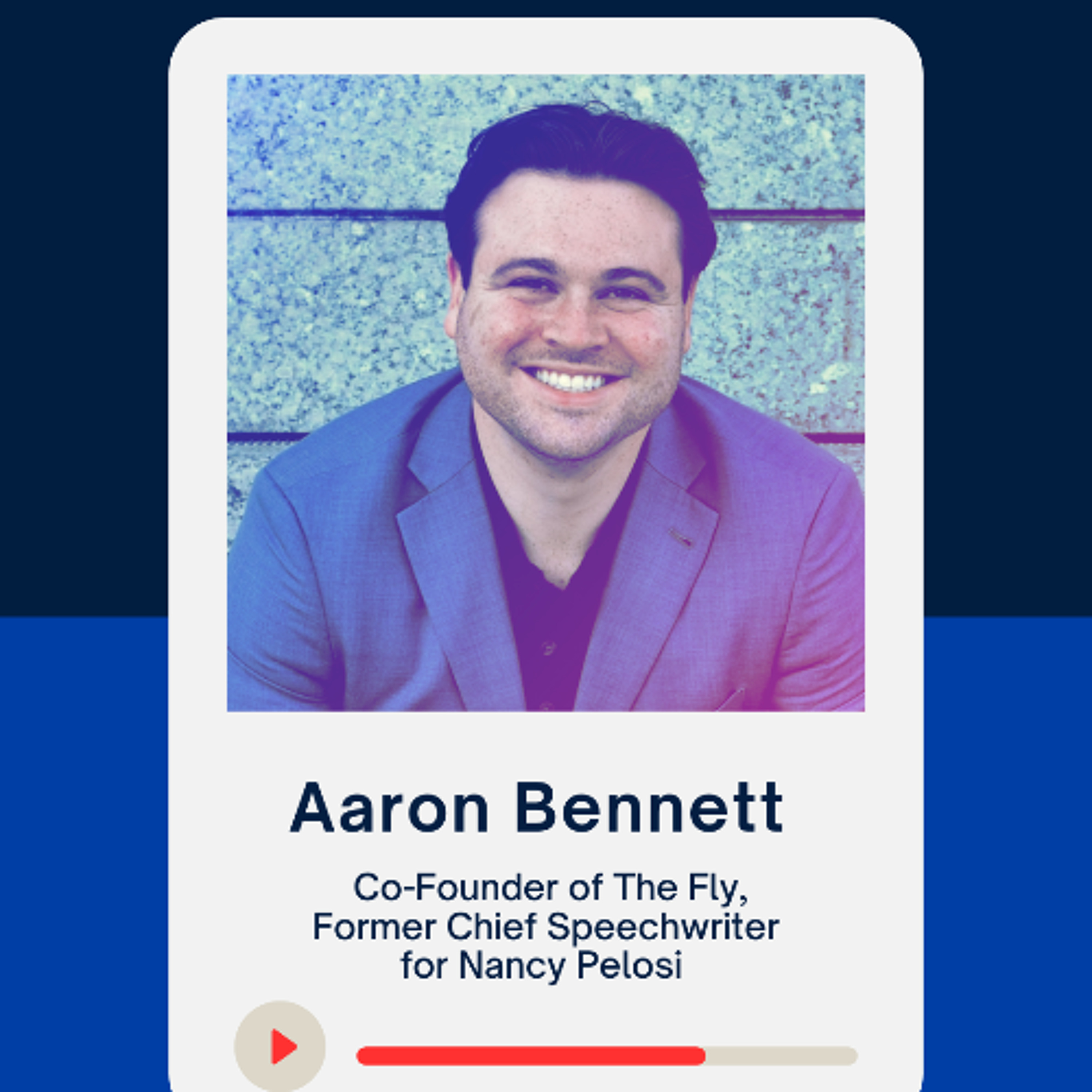 Aaron Bennett, Co-Founder of The Fly, "Relationships are the coin of the realm."