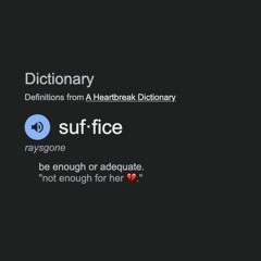 Suffice