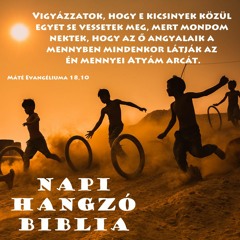 NAPI HANGZÓ BIBLIA - 27. RÉSZ - 2Móz 4,1-5,21; Mt 18,1-20; Zsolt 22,19-31; Péld 5,15-21