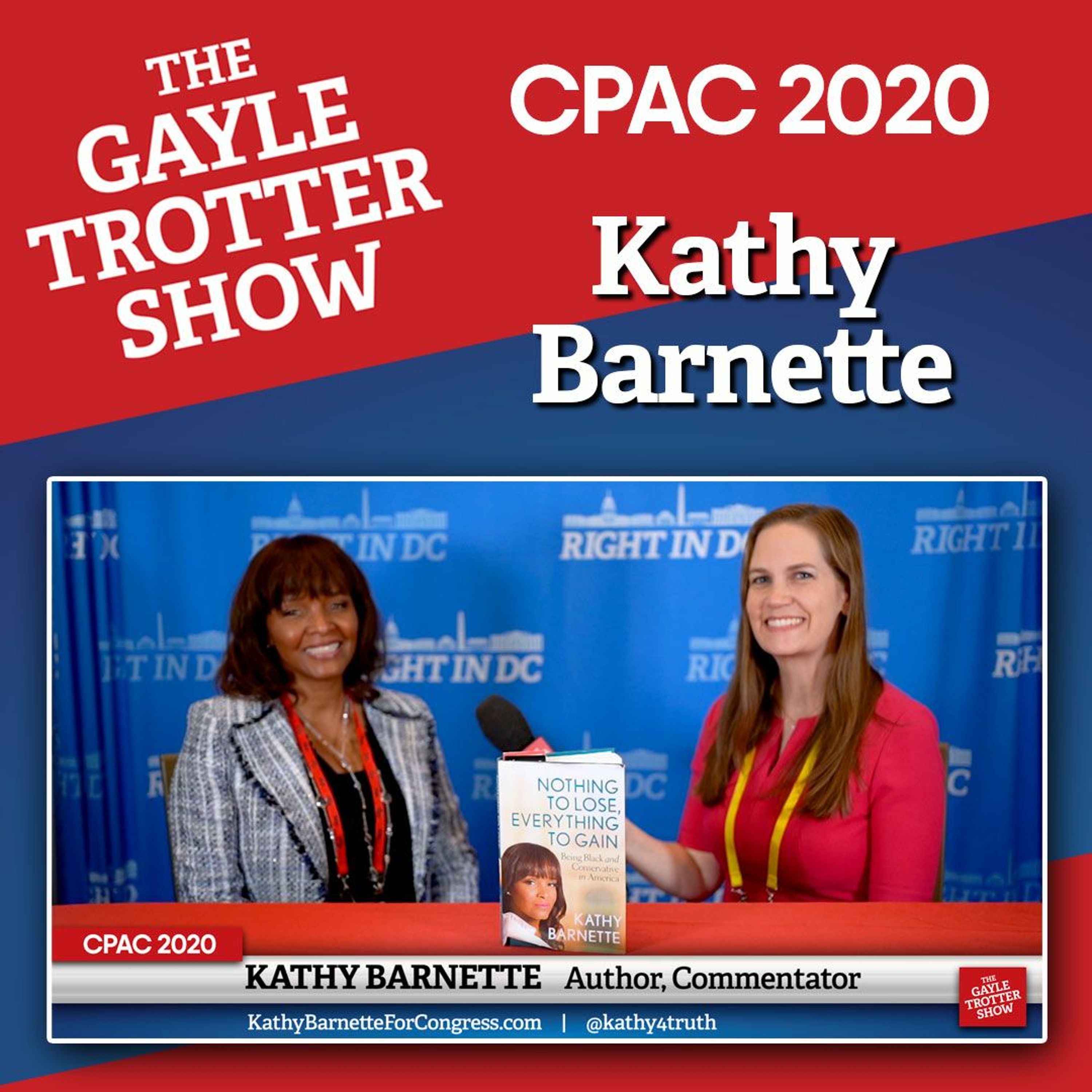 interview at CPAC 2020 with Kathy Barnette: Socialsm is another form of slavery episode artwork