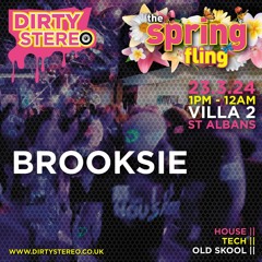 Brooksie @ Dirty Stereo Spring Fling @ Villa 2 Stalbans 23rd March 2024