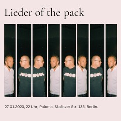 2023-01-27 Live At Lieder Of The Pack (Seebase, Finn Johannsen)