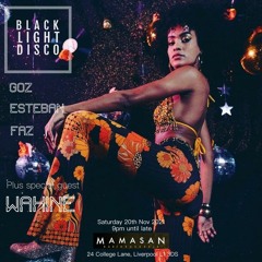 Black light Disco @ Mamasan Liverpool November 2021