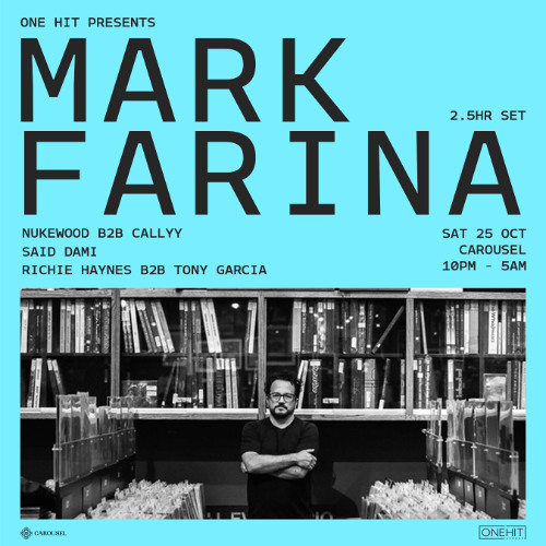 Nukewood b2b Callyy - Live from Carousel (Mark Farina Support) [25/10/25]