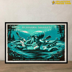 Alabama Shakes August 17 2025 Concert Poster