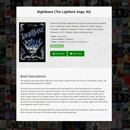 Stream Download Now Nightbane (The Lightlark Saga 2) by Alex Aster