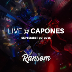 RANSOM LIVE DJ SET - CAPONES NIGHTCLUB, Fort Lauderdale  (Hip-Hop, Reggaeton, Dancehall, House)