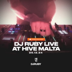 DJ Ruby Live at Hive Club, Paceville Malta 25.12.24