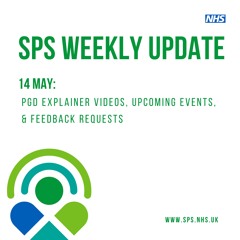 14 May: PGD explainer videos, upcoming events, & feedback requests