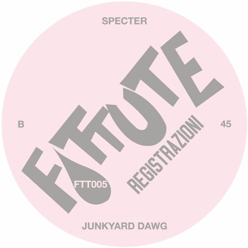 SPECTER   (LATO B) junkyard Dawg