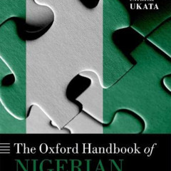 ACCESS EBOOK 🗸 The Oxford Handbook of Nigerian Politics (Oxford Handbooks) by  A. Ca