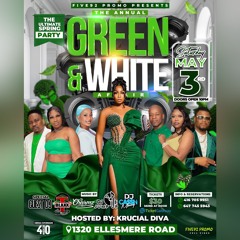 GREEN & WHITE PROMO CD 2025 - DJ CASSHMONEY GTBADBOI SLINGERZ